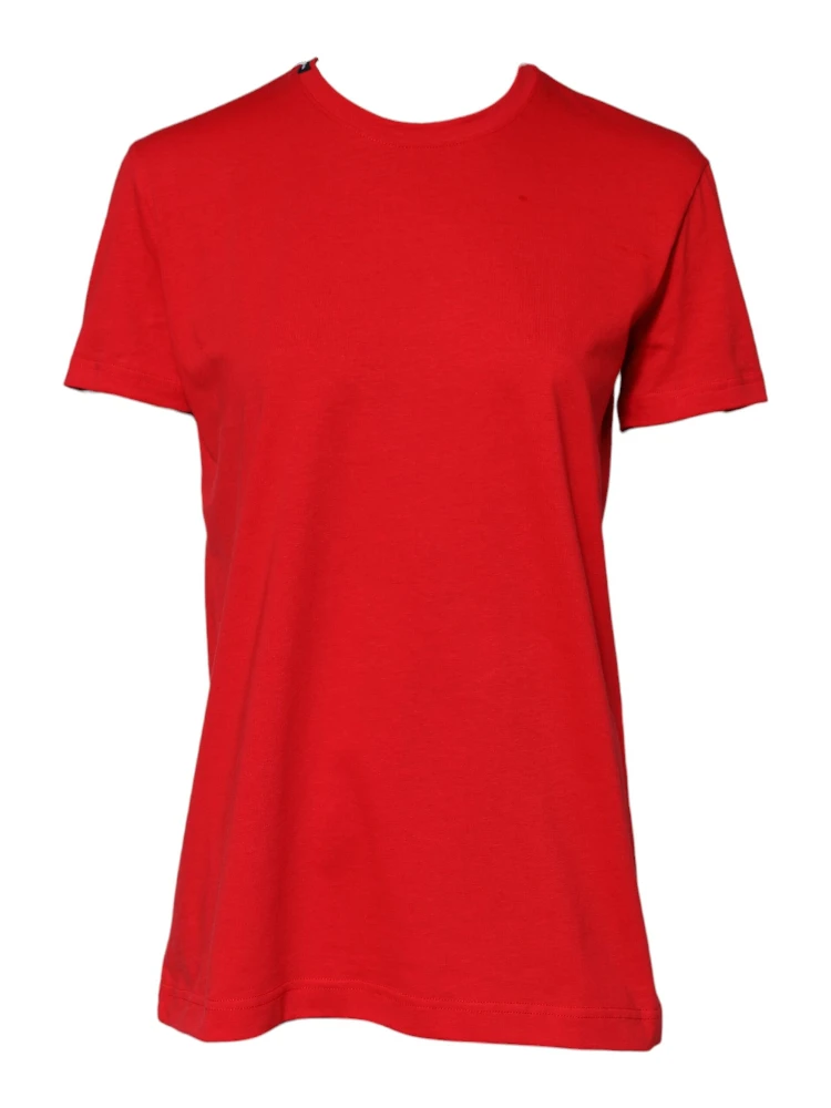 Red Crew Neck Short Sleeves Tee T-shirt alternative