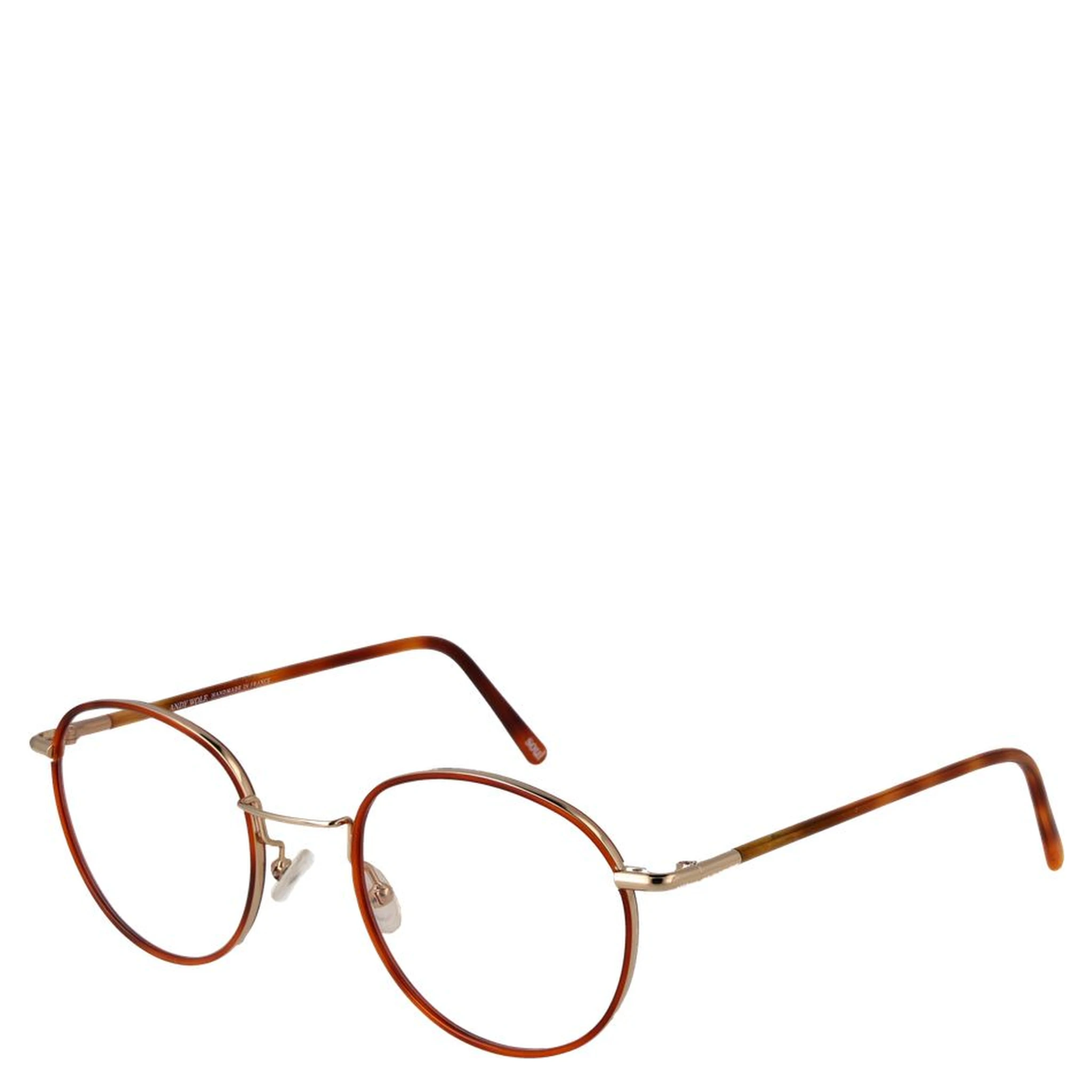نظارات معدنية برتقالية (إطارات)