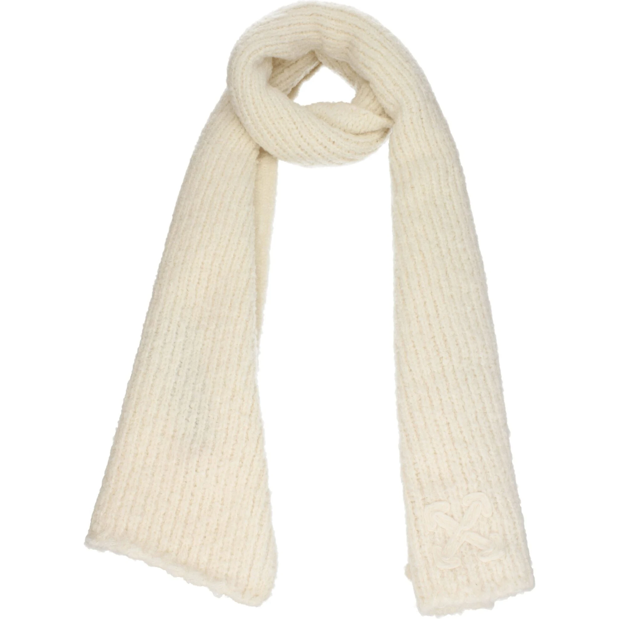 Beige Wool Scarf