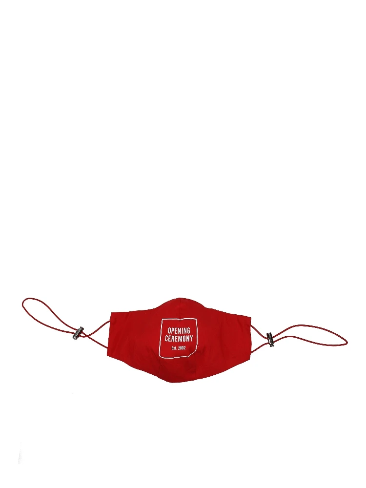 Red Cotton Facemask