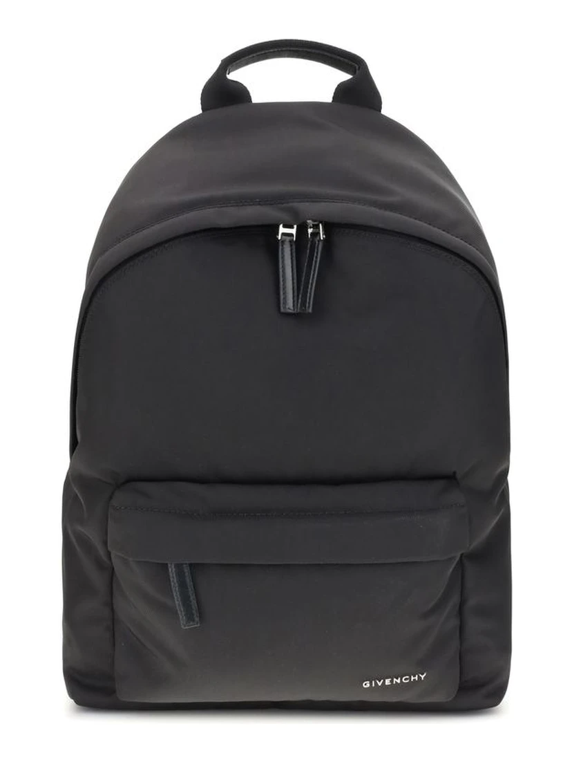 Black Polyamide Backpack