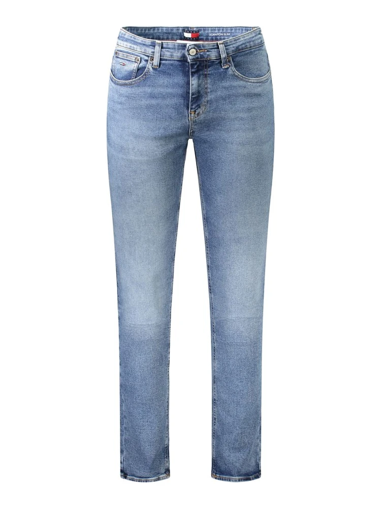 Blue Cotton Men's Slim Jeans