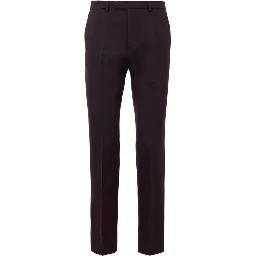 Bordeaux Wool Dress Pants