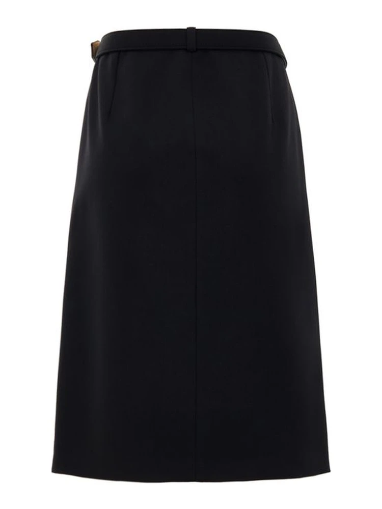 Black Wool Midi Skirt alternative