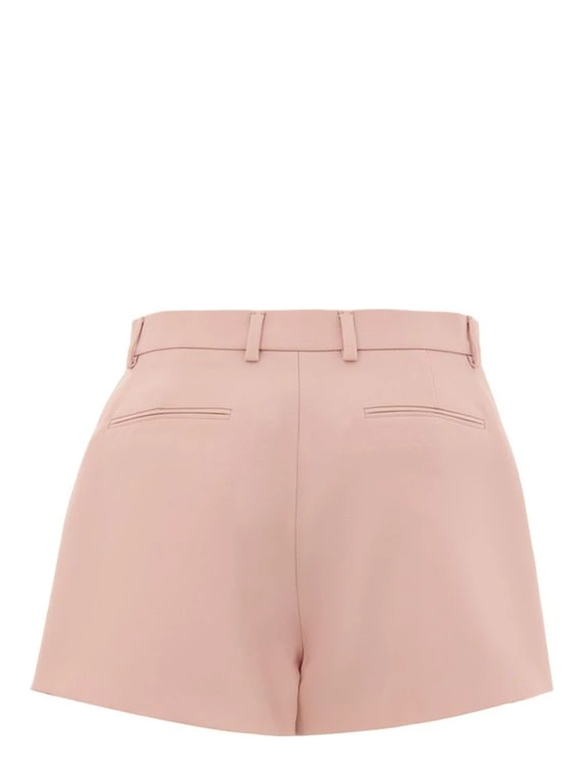 Pink Wool Shorts