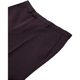 Bordeaux Wool Dress Pants