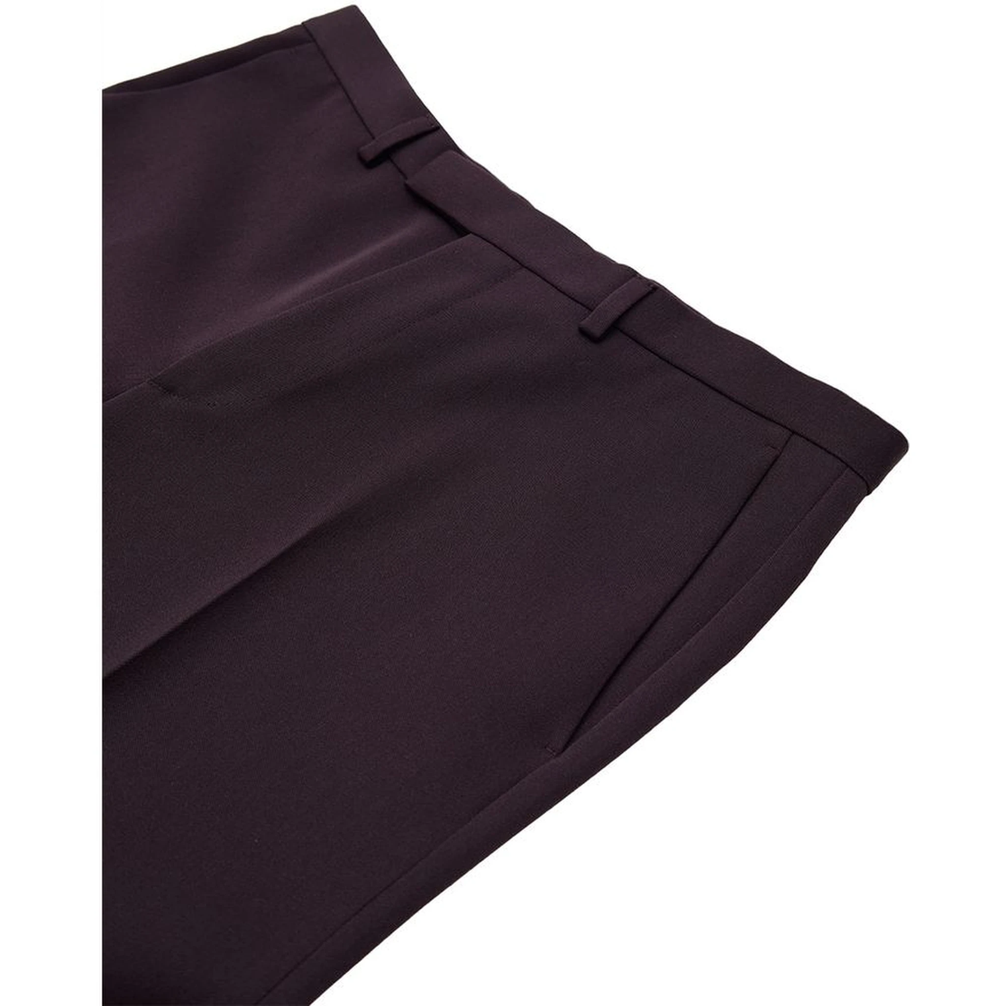 Bordeaux Wool Dress Pants