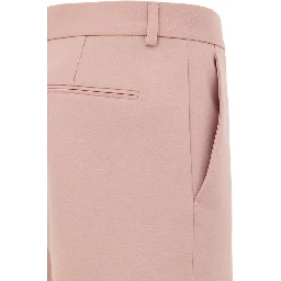 Pink Wool Shorts