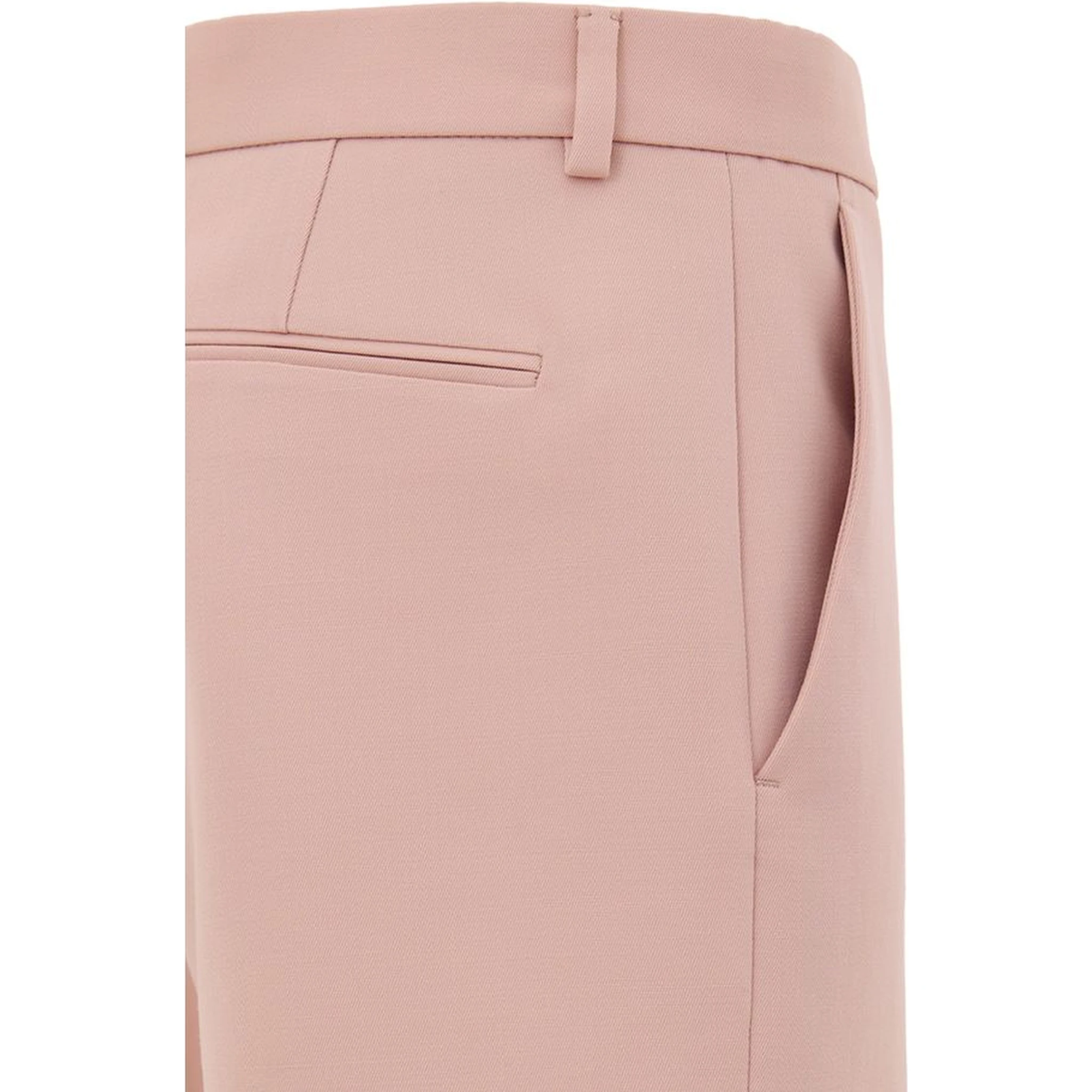Pink Wool Shorts
