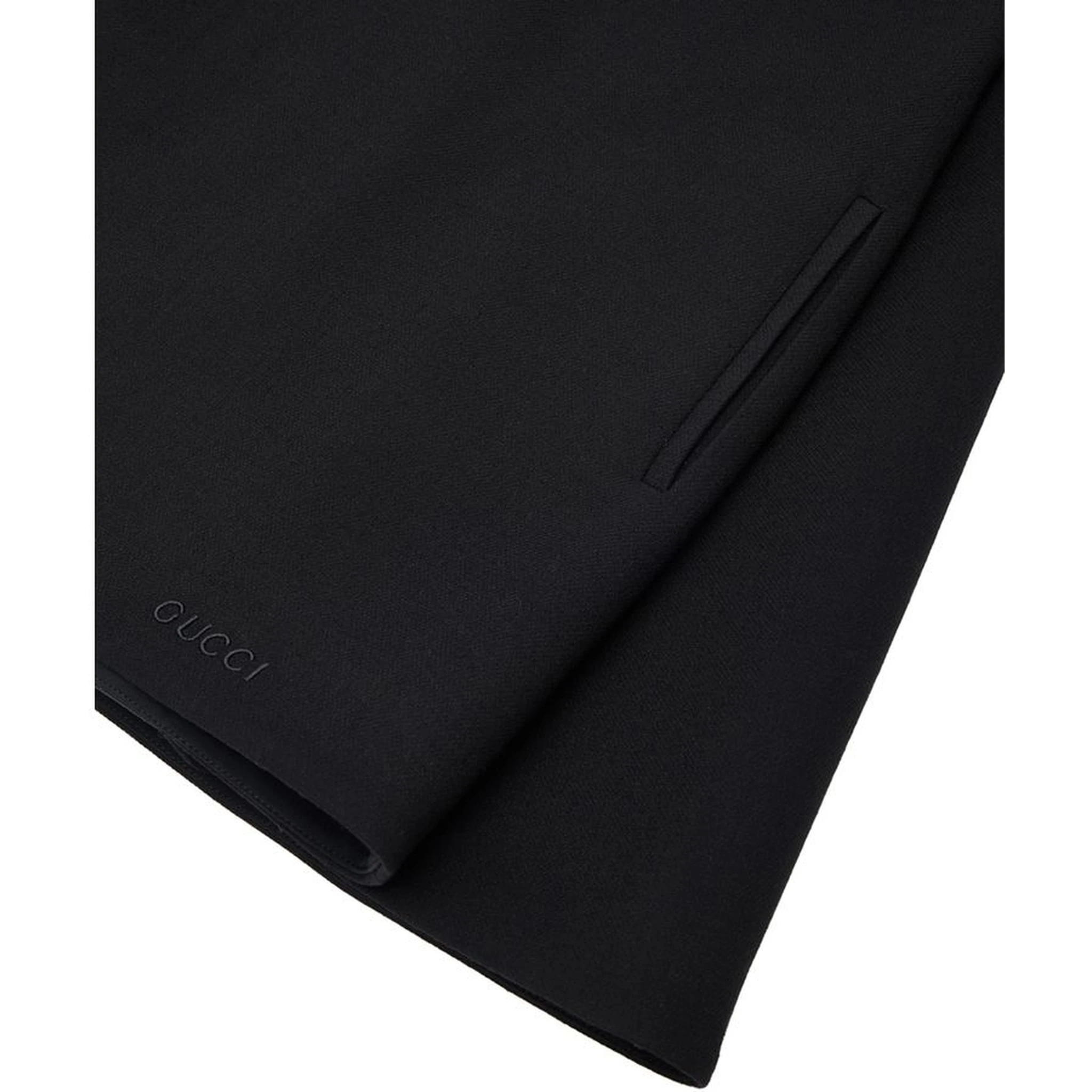 Black Wool Casual Dress
