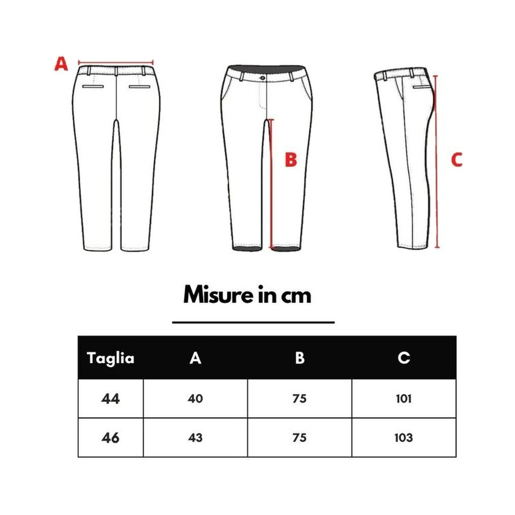 Black Cotton Casual Pants