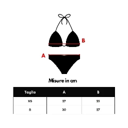 Black Polyamide Bikini