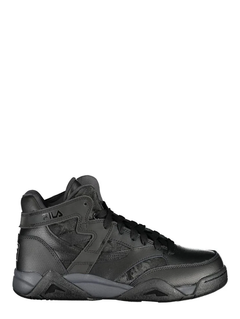 Black Polyester Sneaker