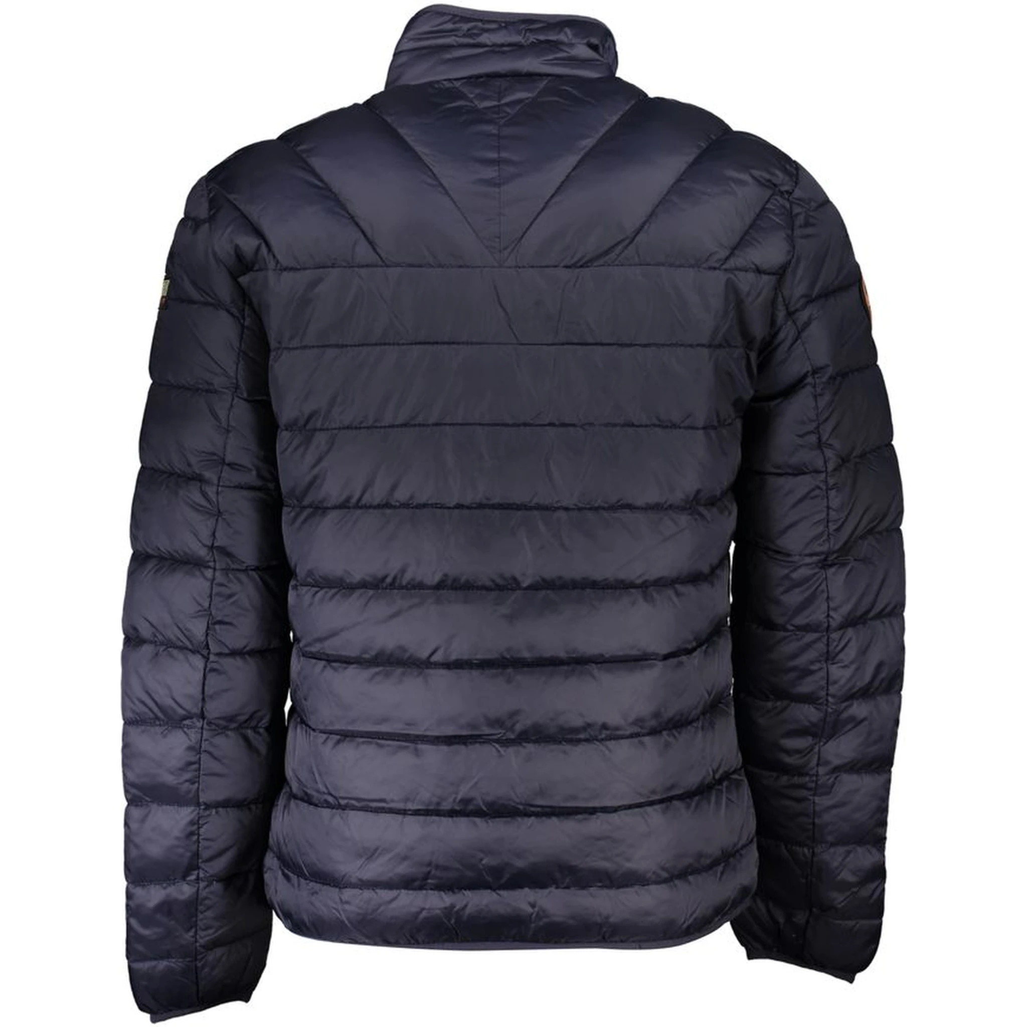 Blue Polyamide Men Jacket