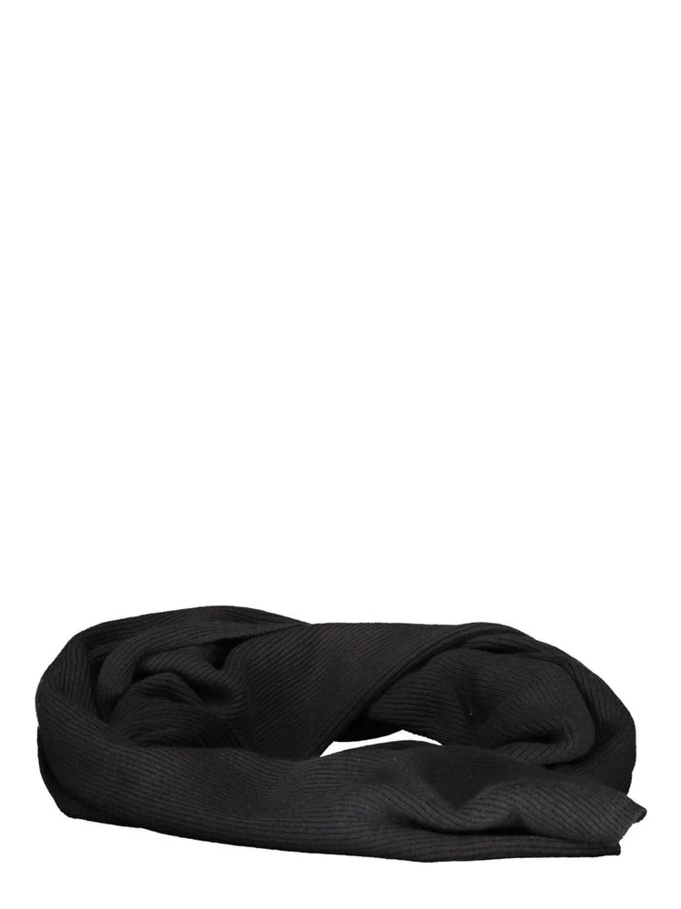 Black Cotton Men Scarf
