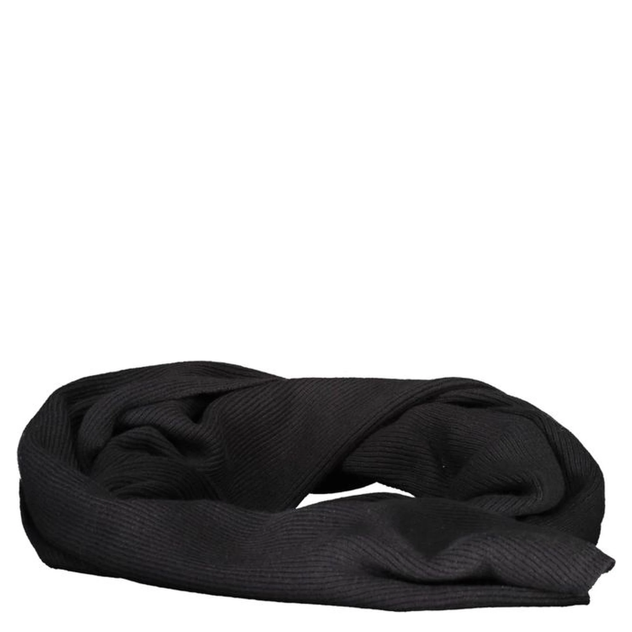 Black Cotton Men Scarf
