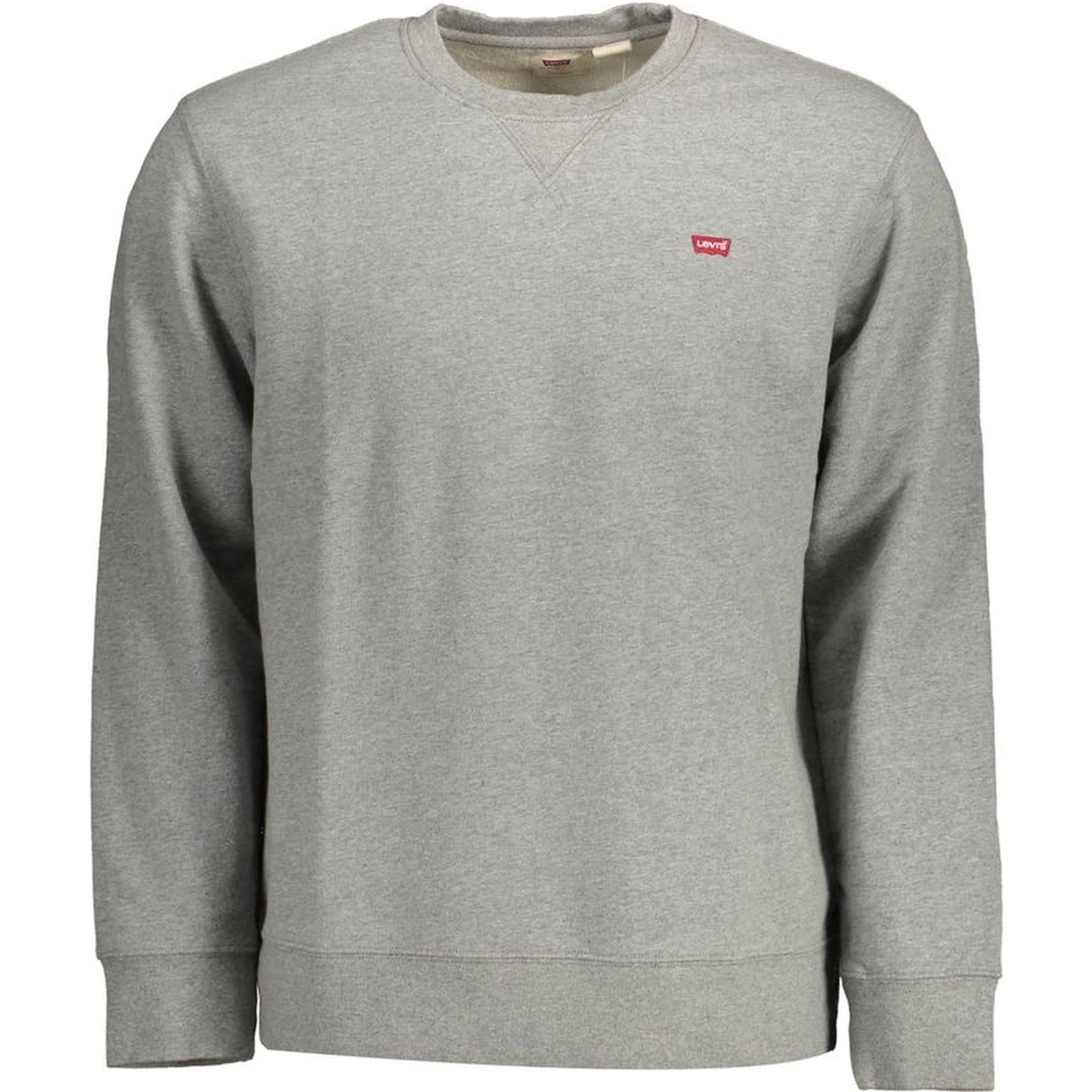 Gray Cotton Mens Sweater