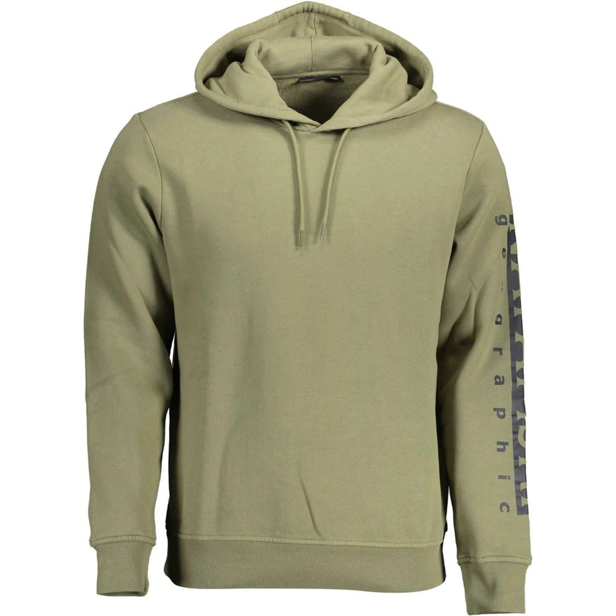 Green Cotton Men Sweater