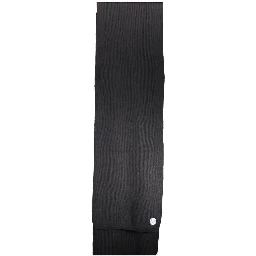 Black Cotton Men Scarf