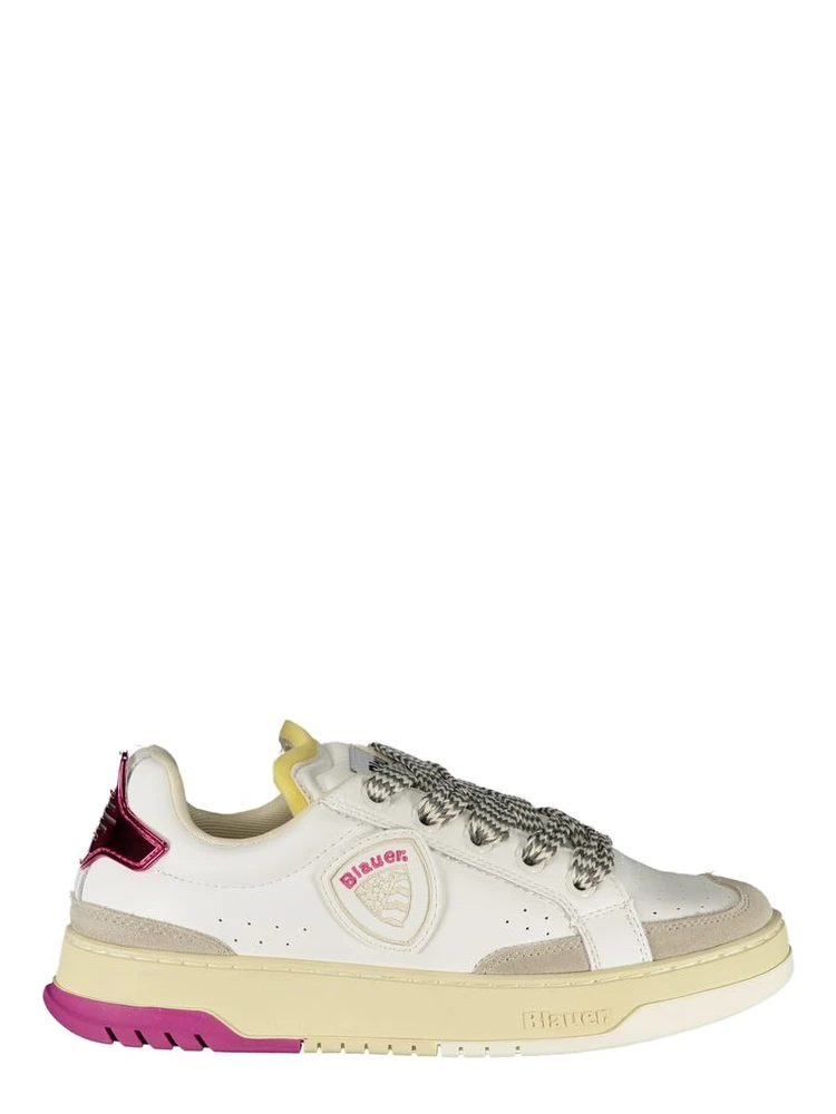 White Leather Women Sneaker