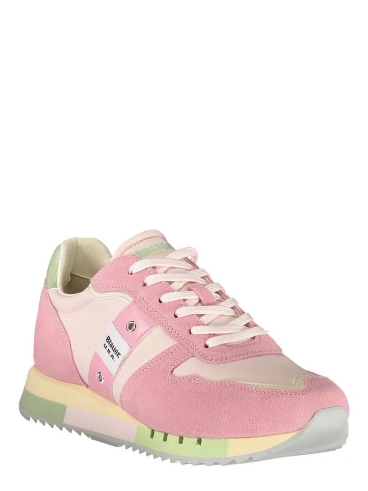 Pink Leather Women Sneaker alternative