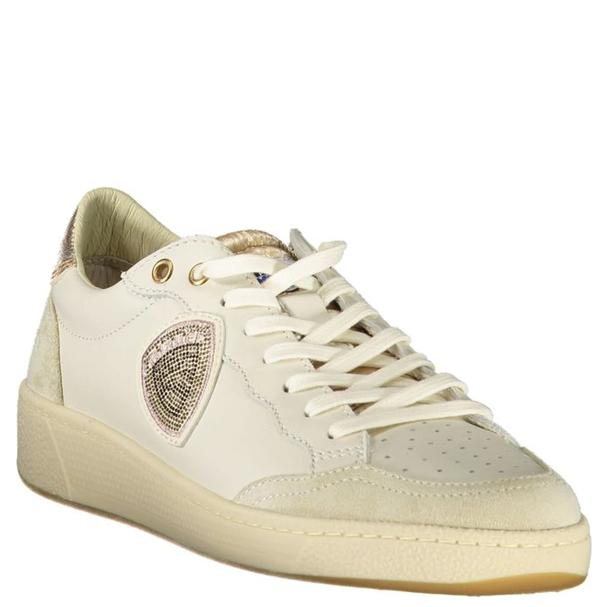 White Leather Women Sneaker