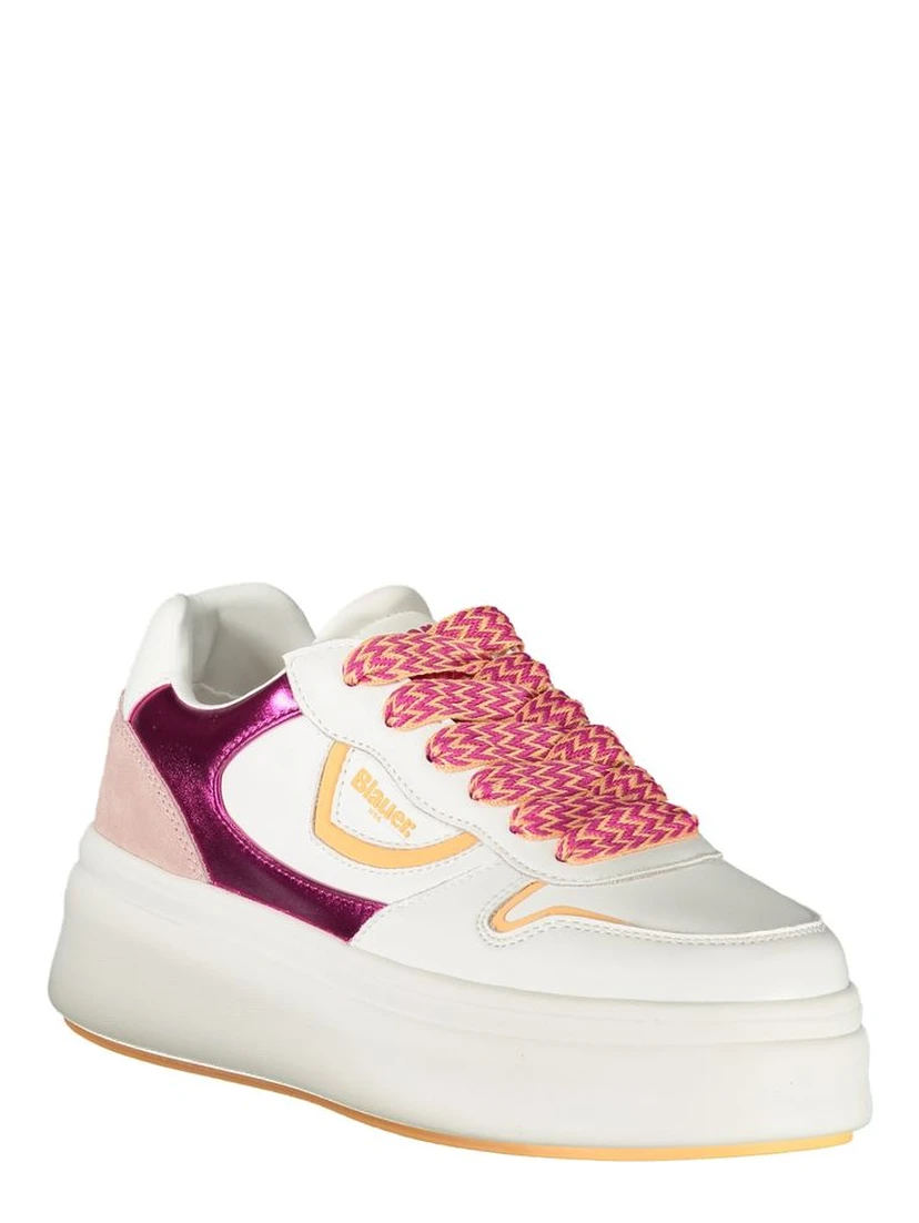 White Leather Women Sneaker