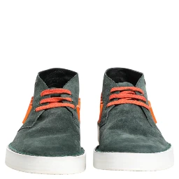 Green Derby Logo Casual Men Sneakers Shoes