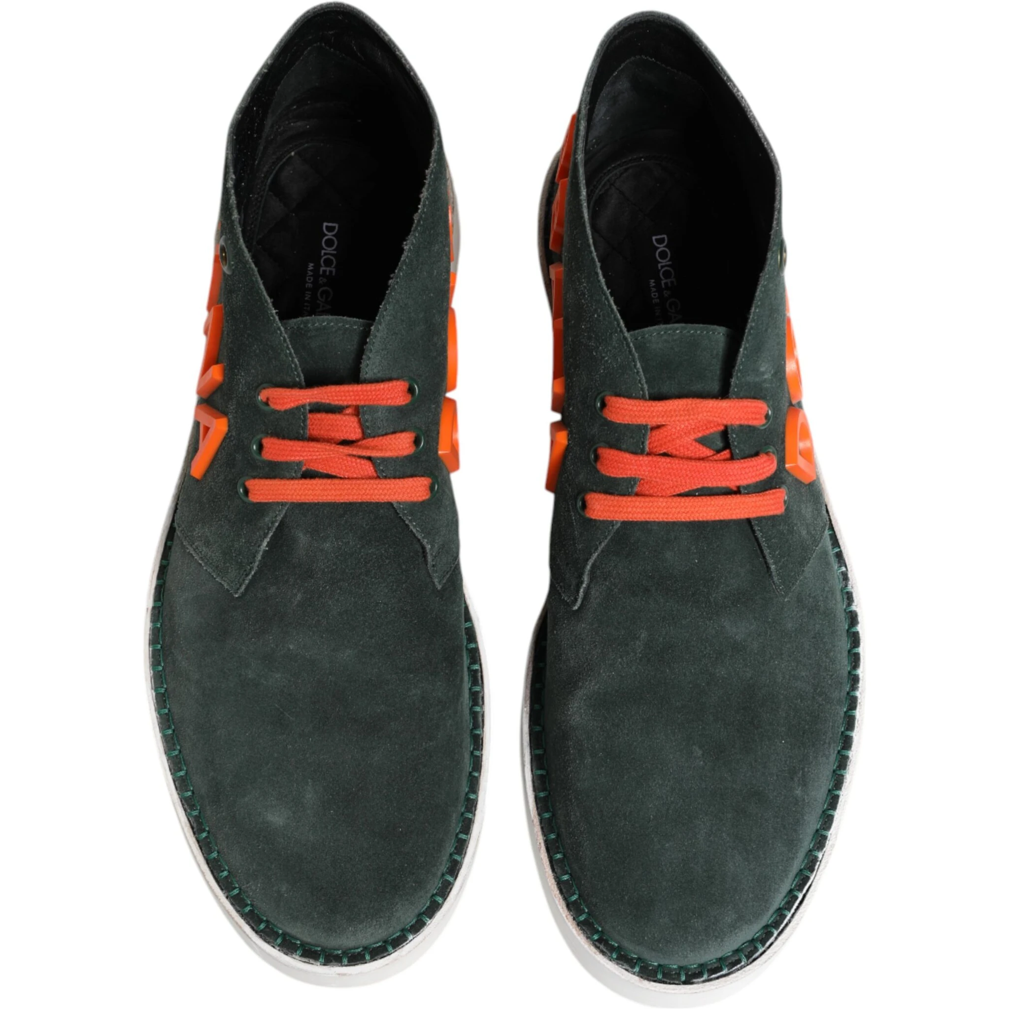 Green Derby Logo Casual Men Sneakers Shoes