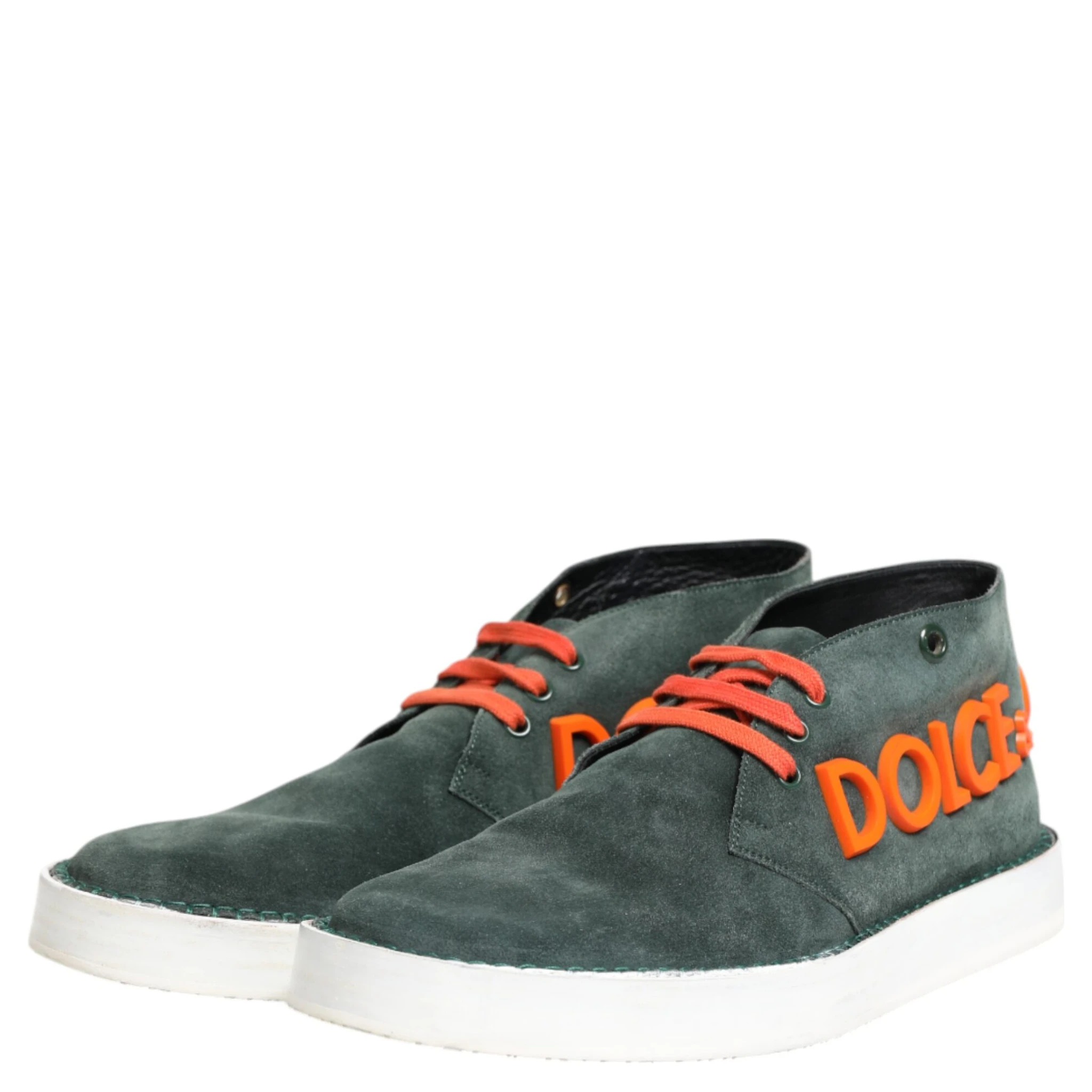 Green Derby Logo Casual Men Sneakers Shoes
