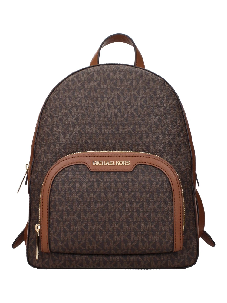 Brown Fabric Backpack