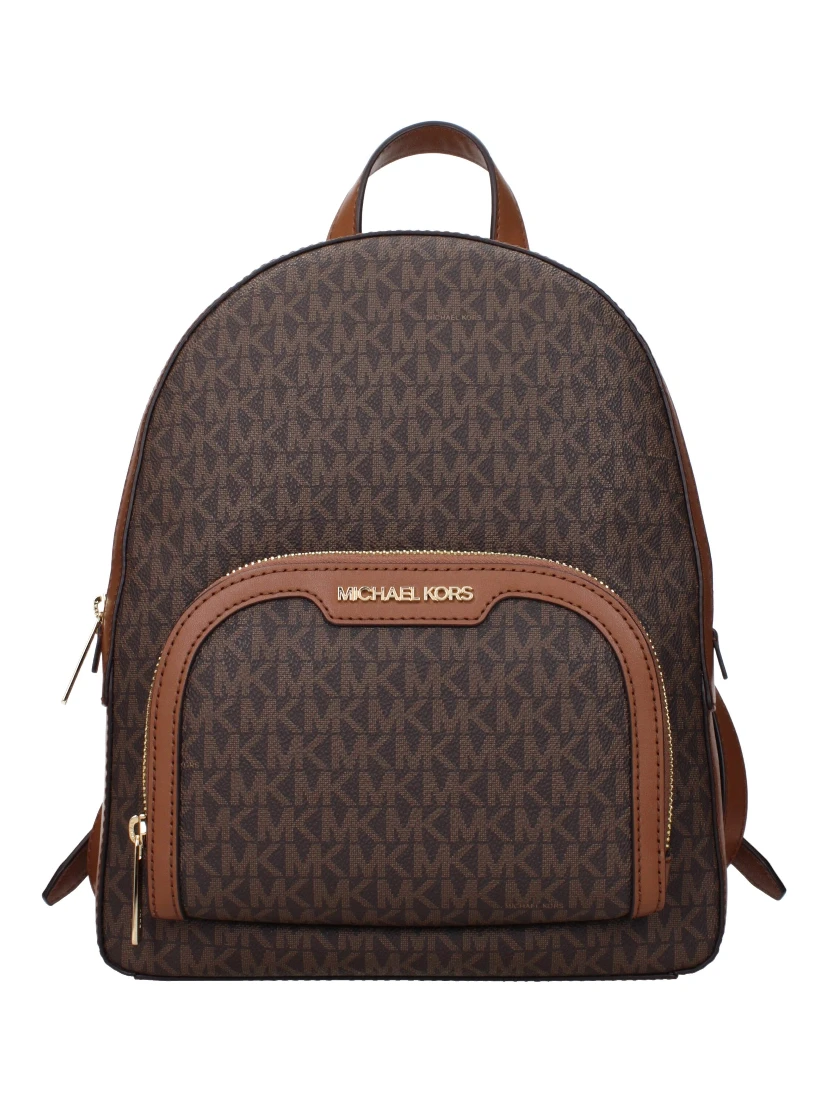 Brown Fabric Backpack