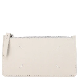 Beige Leather Wallet