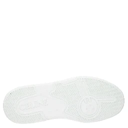 White Leather Athletic Sneakers
