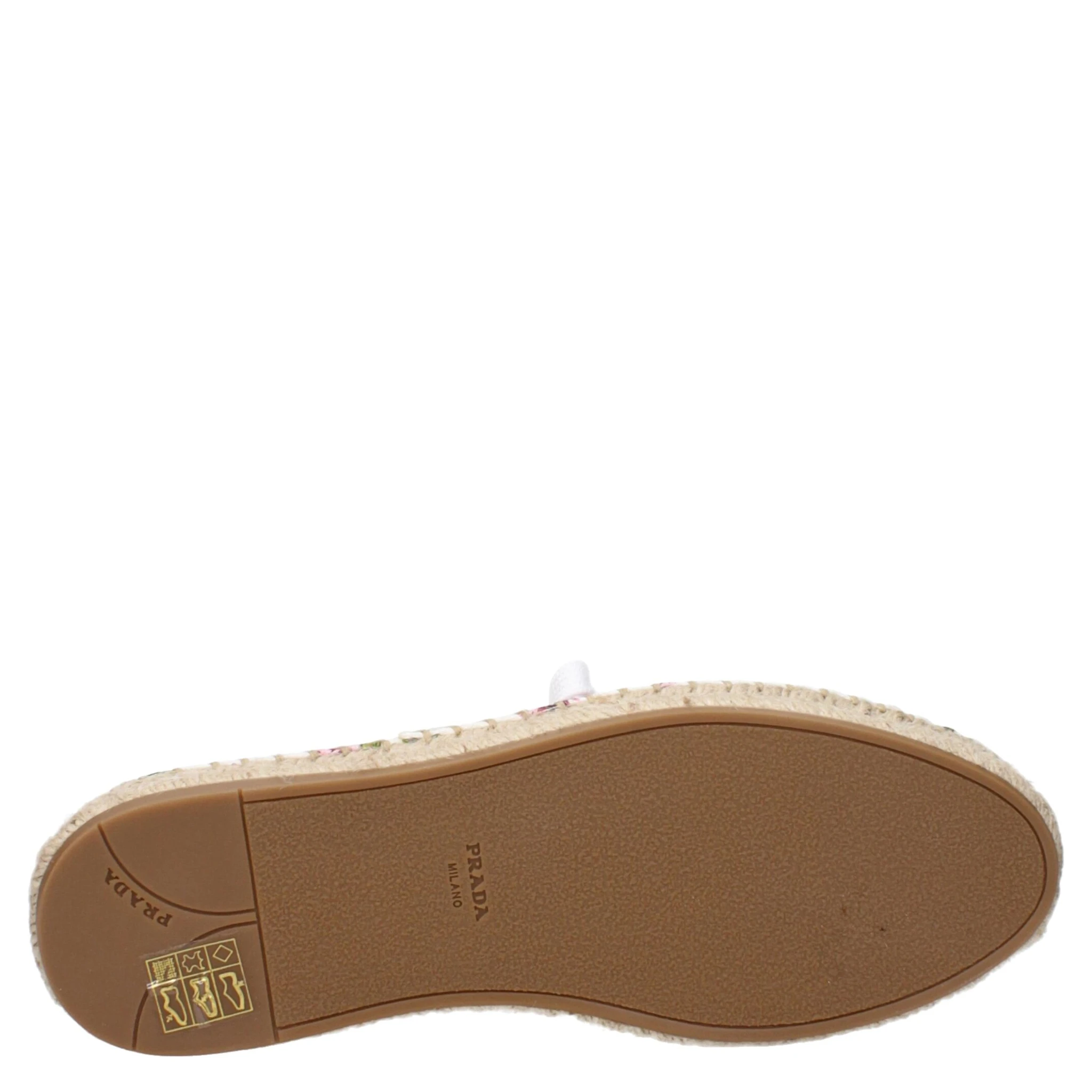White Fabric Espadrilles