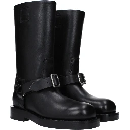 Black Leather Boots