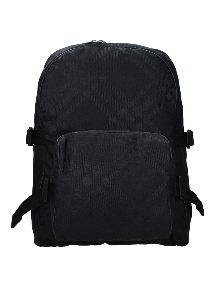 Black Fabric Backpack