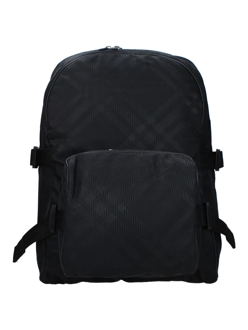 Black Fabric Backpack