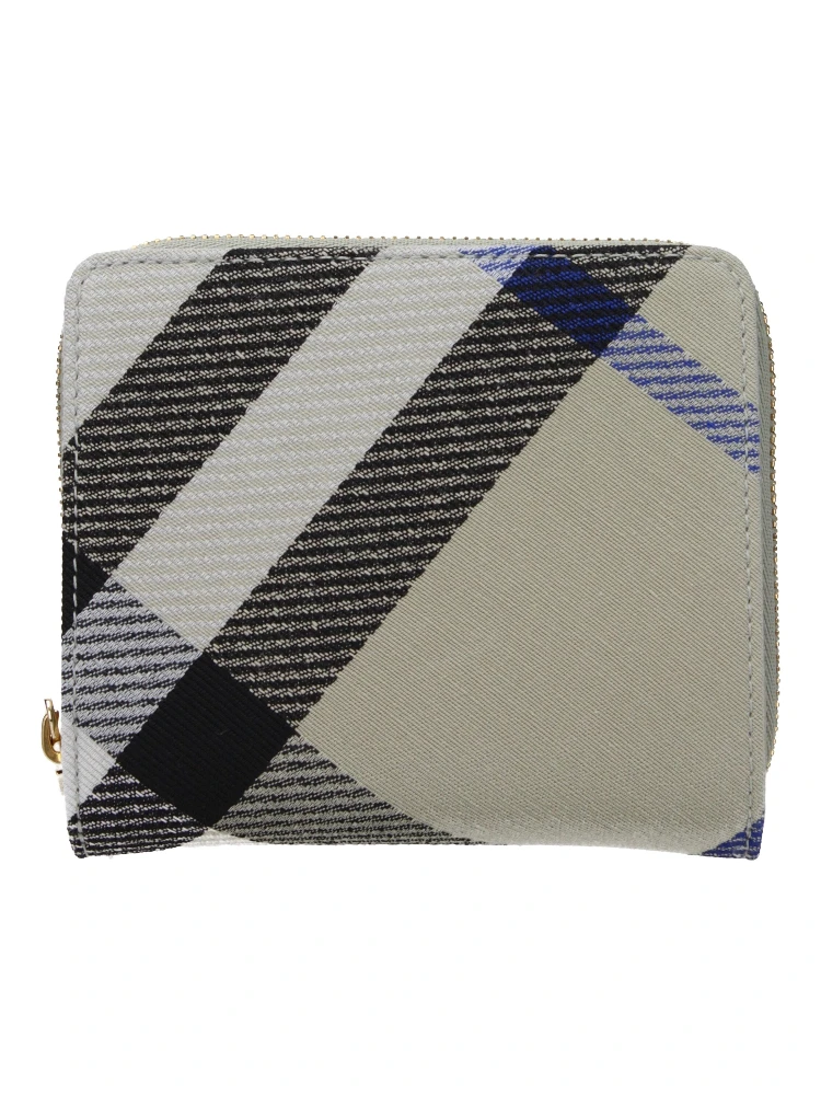 Beige Fabric Wallet