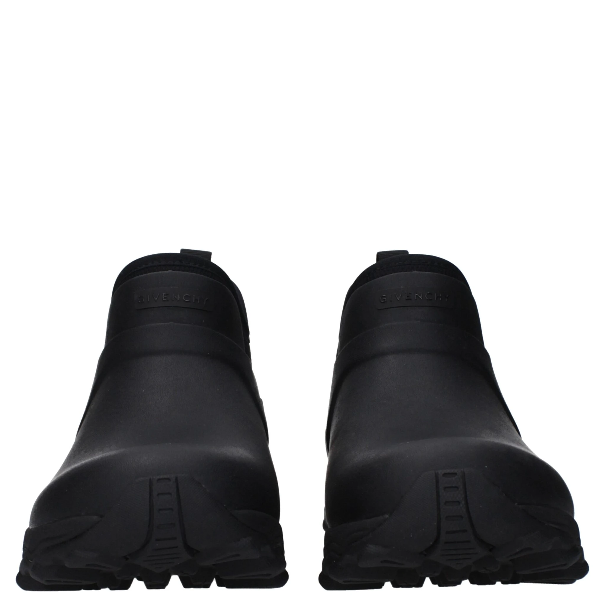 Black Cotton Ankle Boots