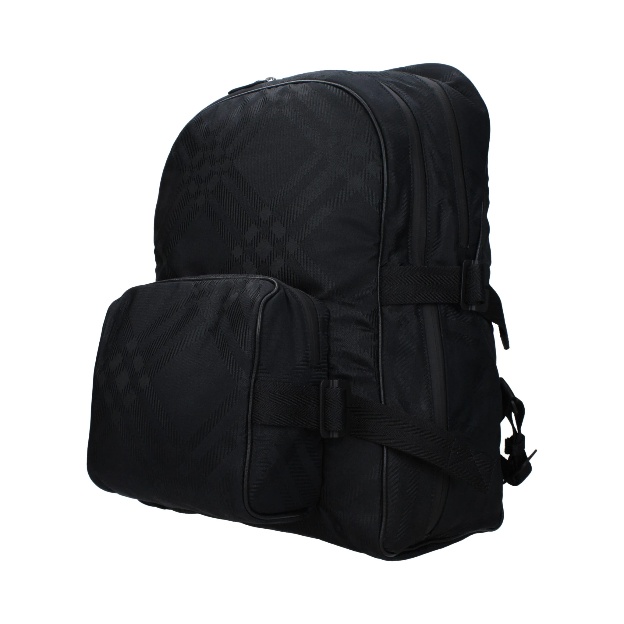 Black Fabric Backpack
