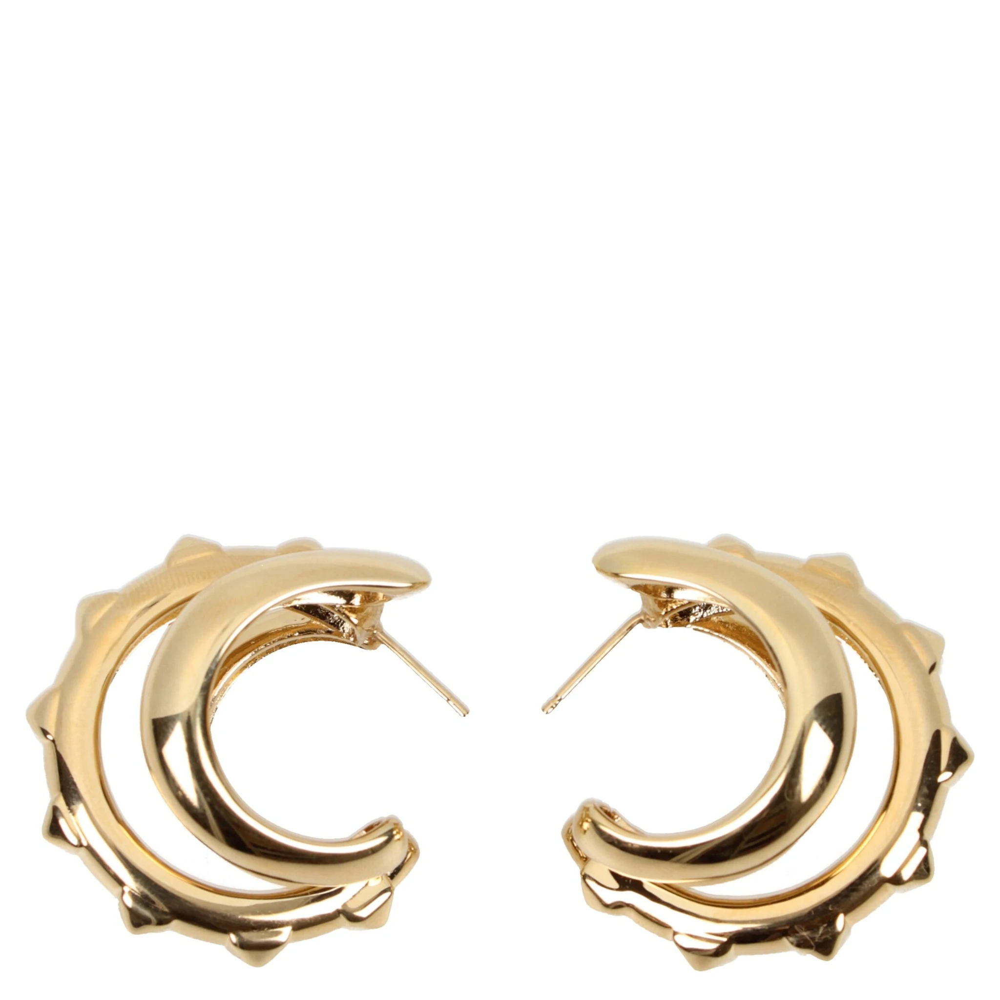Gold Metal Earrings