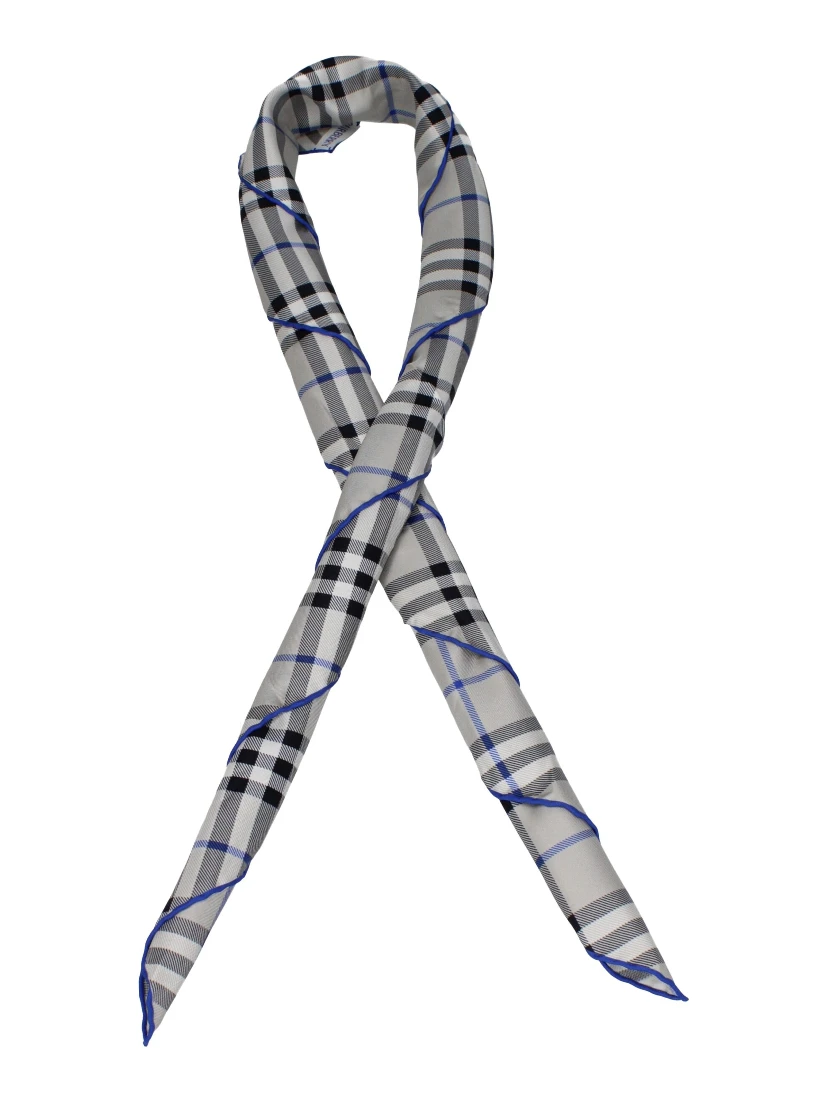 Gray Silk Foulard