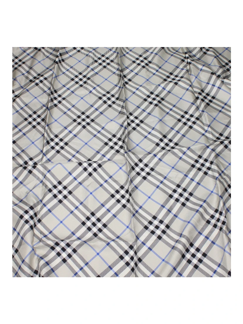 Gray Silk Foulard