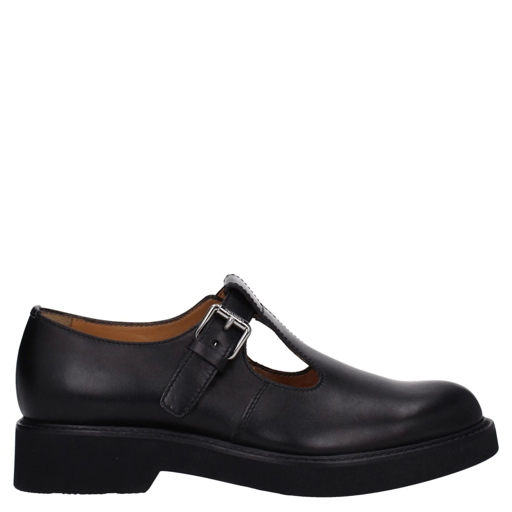 Black Leather Oxfords And Derbies