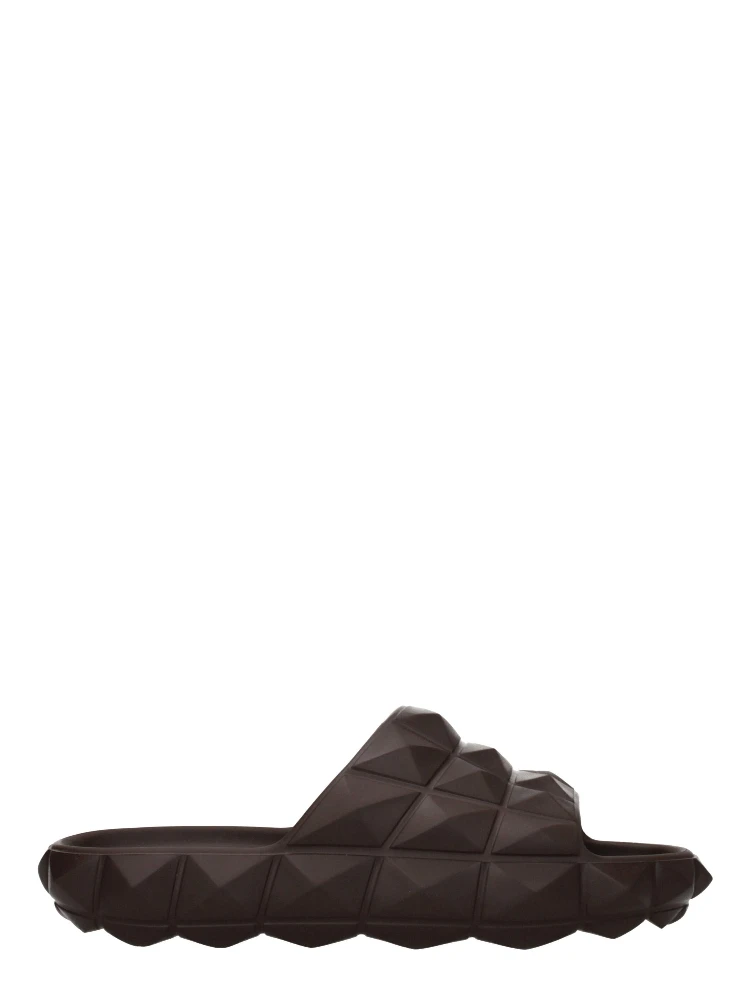 Brown Cotton Slippers