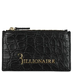 Black Crocodile Cardholder