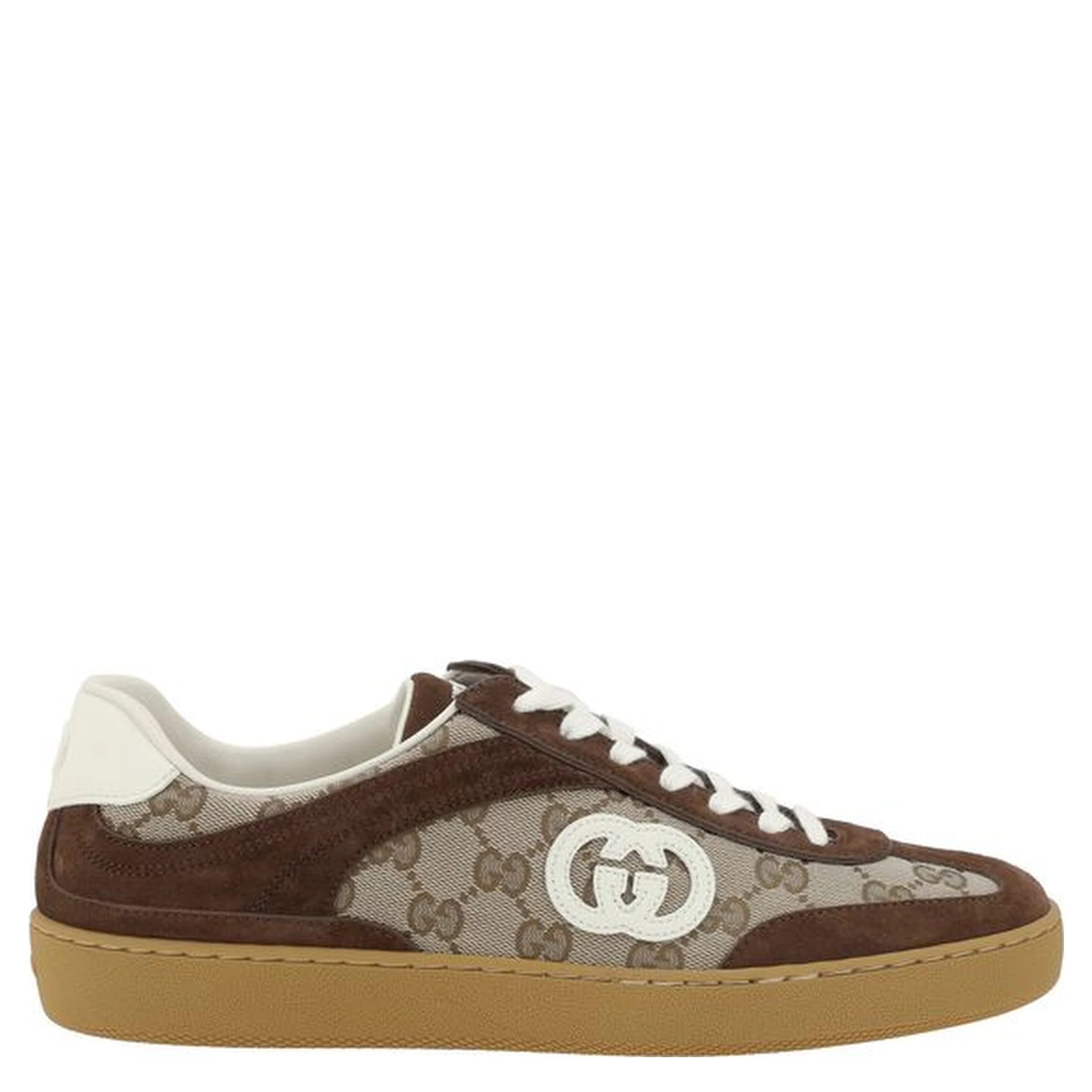 Brown Calf Leather Bos Taurus Low Top Sneakers