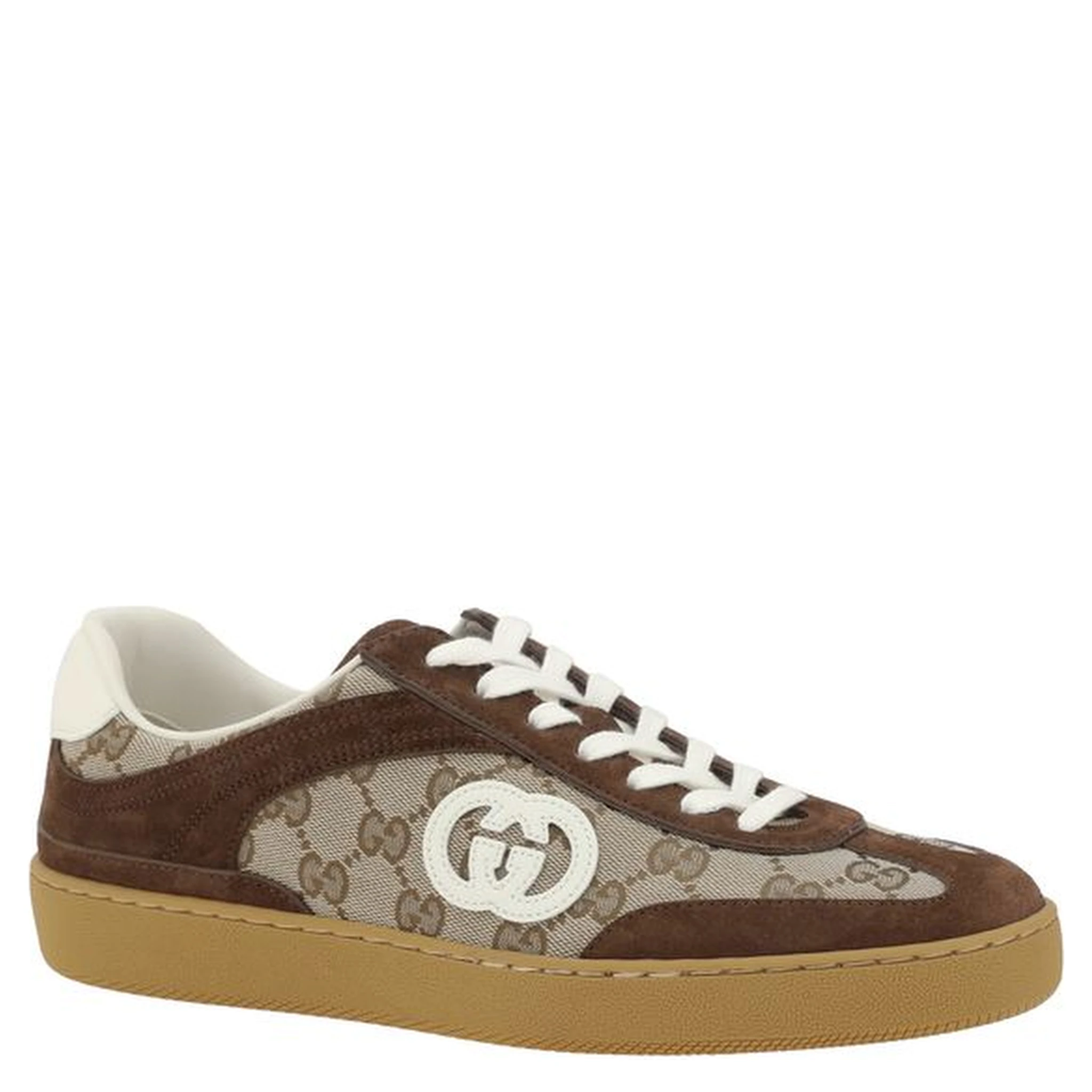 Brown Calf Leather Bos Taurus Low Top Sneakers