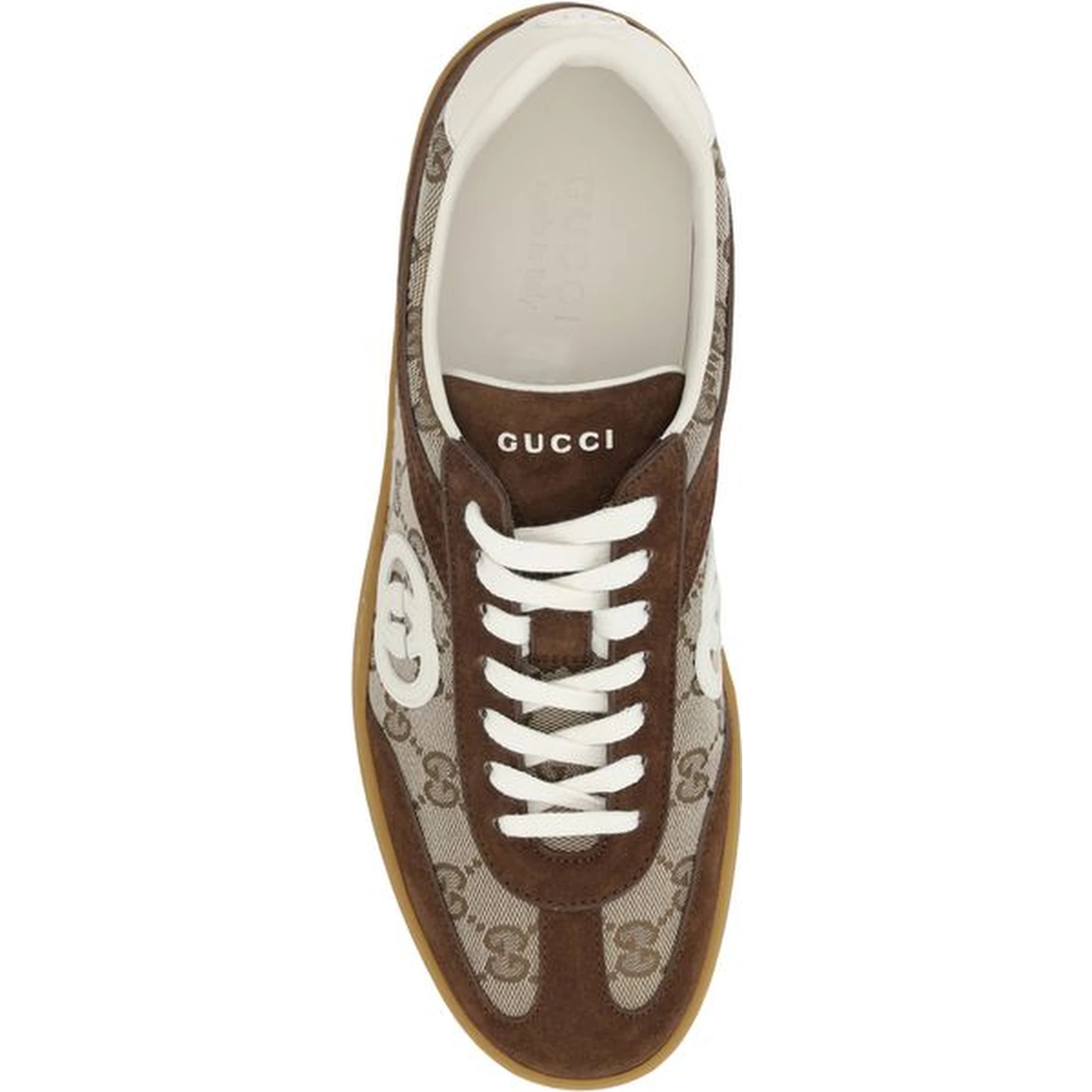 Brown Calf Leather Bos Taurus Low Top Sneakers